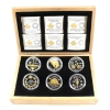 Image 1 : 2015 5-cent Legacy of the Canadian Nickel 6-Piece Set w/ Selective Gold Plating (Tax Exempt)