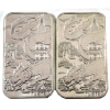 Image 2 : 2x 1oz TD Dragon .999 Fine Silver Bars. 2pcs.