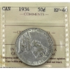 Image 1 : 50-cent 1934 ICCS EF40