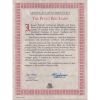 Image 3 : The Famous Red Penny Stamp w/ Excelsior Guild Certificate & Authentication Registration
