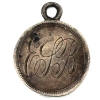 Image 1 : Love Token Engraved on Canada Queen Victoria 5-cent. Initials "EJR"