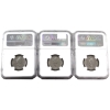 Image 2 : 25-cent 1999 Millenium Quarters NGC Choice UNC. 3pcs.