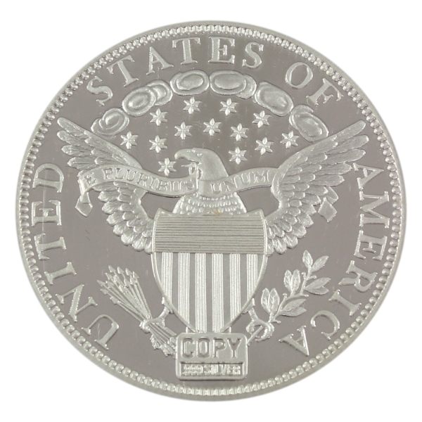 2oz USA America's Rarest Coins- Bust Dollar Replica .999 Fine Silver Round (Tax Exempt)