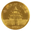Image 2 : China Gold 1989 25 Yuan Panda 1/4oz .999 Fine Gold Coin (Tax Exempt)