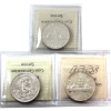 Image 2 : Silver $1 1957, 1958 & 1959 ICCS MS64. 3pcs