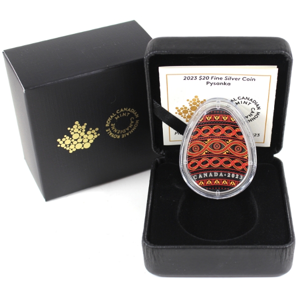 2023 $20 Pysanka Fine Silver Coin (Tax Exempt)