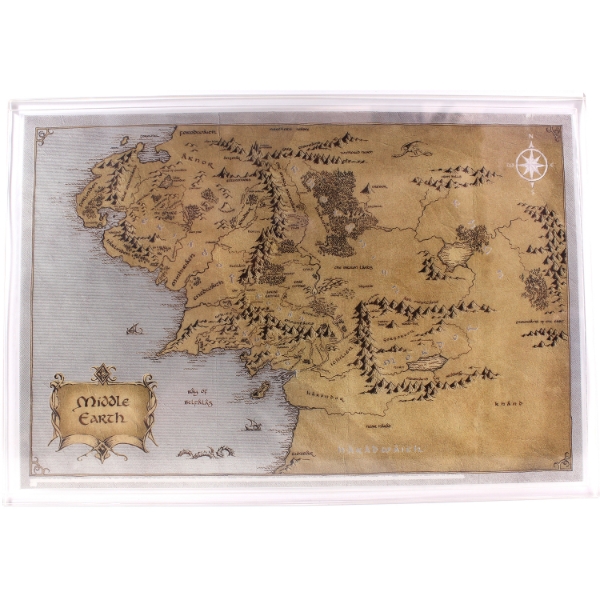 Niue Silver 2021 $2 Lord of the Rings Map of Middle Earth 35g .999 Pure Silver Foil (Tax Exempt)