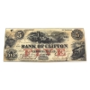 Image 3 : 125-10-02-06 1859 $5 Bank of Clifton Legacy VF30 Hulburd-Lusk Partially Engraved Date, No O/P