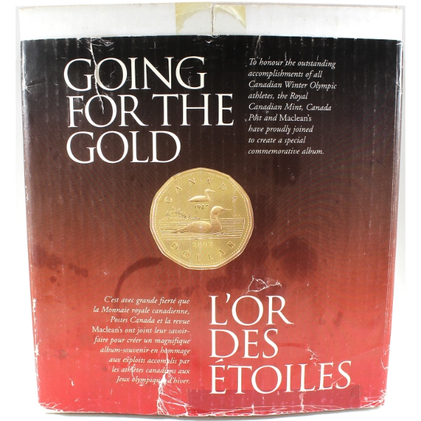 2002 Going for the Gold- Centre Ice Loon Dollar & Stamp Set
