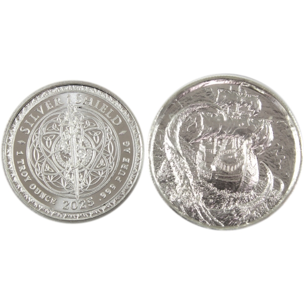 3oz Lot Total! 2x .999 Fine Silver Rounds. 2pcs. (Tax Exempt)