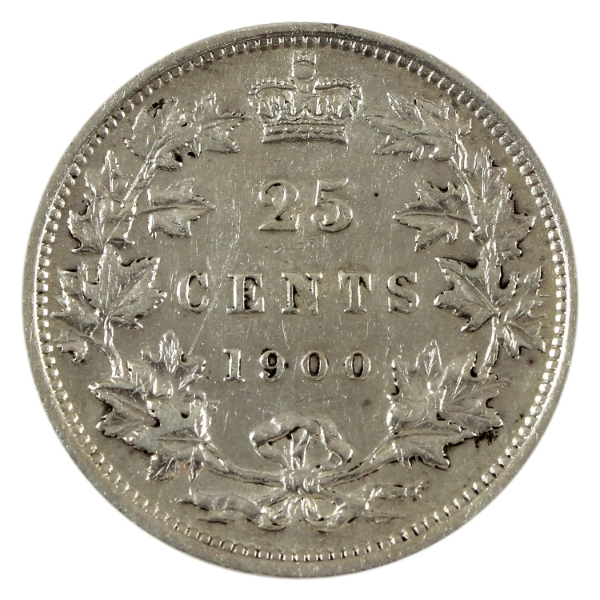 25-cent 1900 Extra Fine