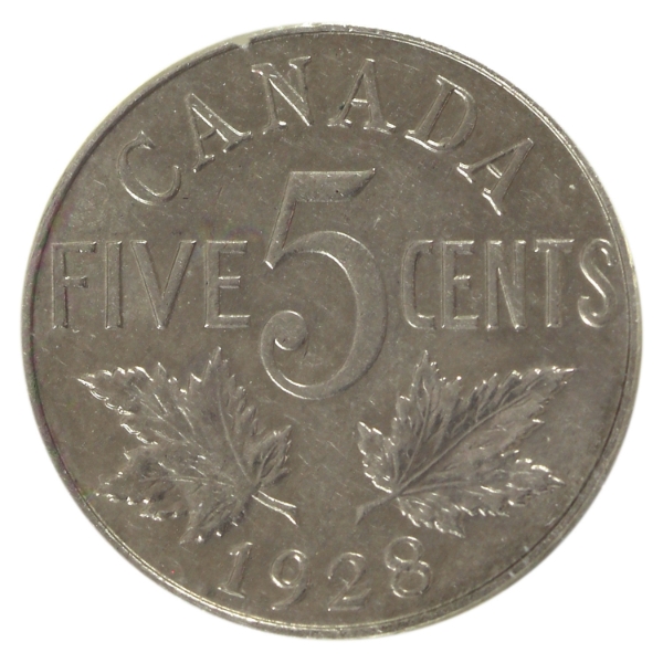 5-cent 1928 ICCS MS63