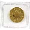Image 1 : 1/20oz 1998 $1 Gold Maple Leaf .9999 Fine Gold Coin (Tax Exempt)