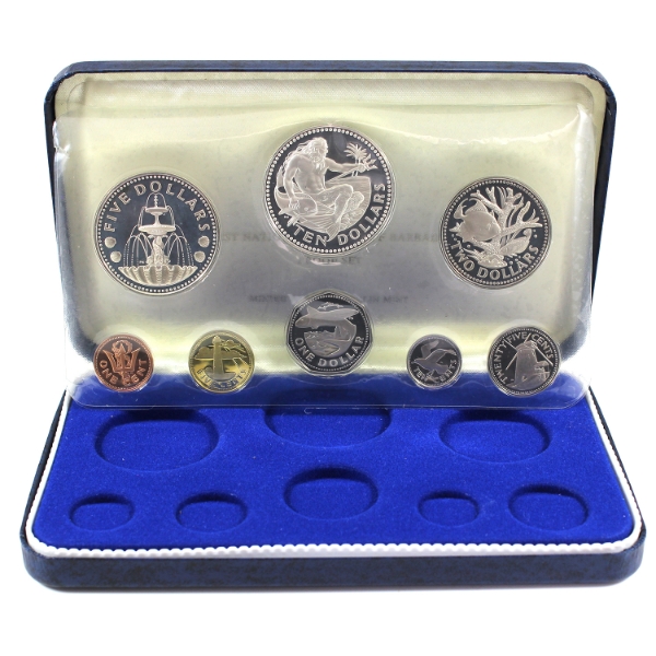 Barbados 1973 First National Coinage of Barbados Proof Set