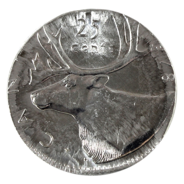 ERROR 25-cent 1978 Struck on Foreign Planchet BU