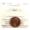 Image 1 : 1-cent 1956 ICCS MS66 Red 