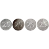 Image 1 : 2013 $5 25th Anniversary SML 1oz .9999 Fine Silver Coins. 4pcs. (Tax Exempt)