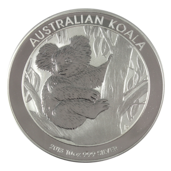 10oz Australia 2013 $10 Kookaburra .999 Fine Silver (Tax Exempt)