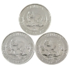 Image 1 : 3x 1.5oz 2014 $8 Artic Fox .9999 Fine Silver. 3pcs (Tax Exempt)