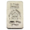 Image 1 : 3oz Monarch Precious Metals .999 Fine Silver Bar (Tax Exempt)