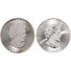 Image 2 : 2015 & 2016 $2 Bald Eagle 1/2oz .9999 Fine Silver Coins. 2pcs.(Tax Exempt)