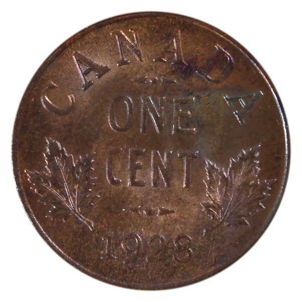 1-cent 1928 Choice BU Lustrous Red & Brown
