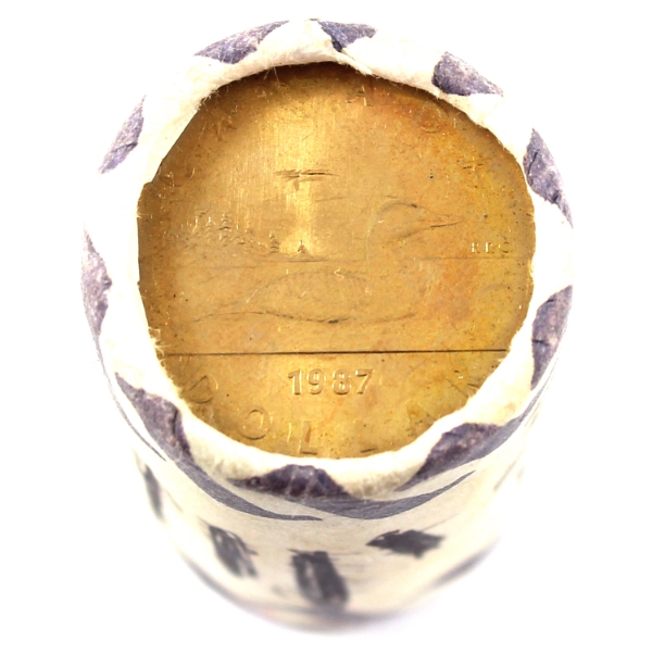 1987 Loon $1 Roll of 25pcs