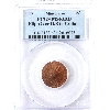 Image 1 : ERROR 1-cent 1969 Flip-Over D/S In Collar PCGS MS63 Red