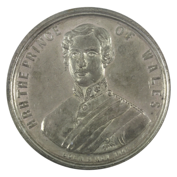 Canada 1860 Prince Albert Edward Visit to Canada Medal (Leroux-935) 22.5g-White Metal, 42.5mm