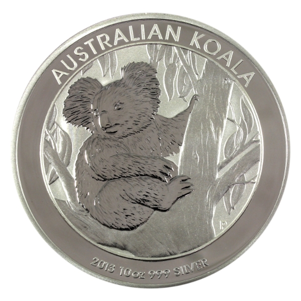 10oz Australia 2013 $10 Koala .999 Fine Silver Round (Tax Exempt)