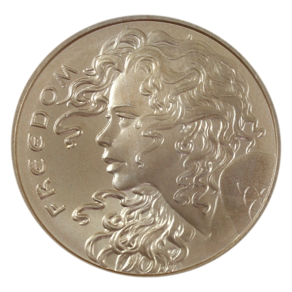 2oz Silver Shield 2016 Freedom Girl .999 Fine Silver Round (Tax Exempt)