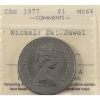 Image 1 : Nickel $1 1977 Detached Jewel ICCS MS66