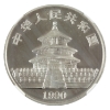 Image 3 : China Silver 1990 10 Yuan Panda Large Date NGC MS68 1oz .999 Fine Silver Coin (Tax Exempt)