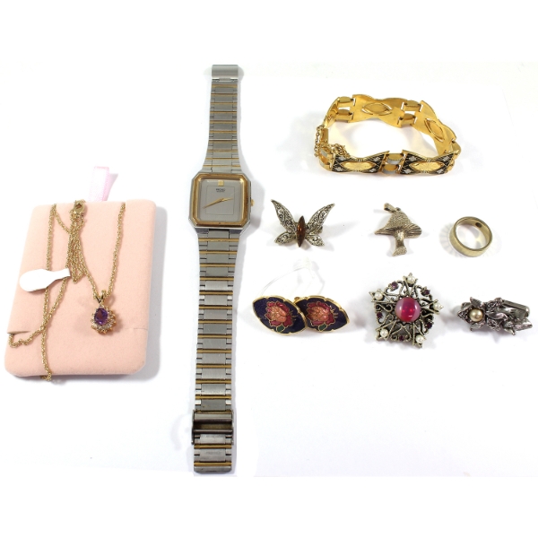 Bulk Lot of Flora/Fauna Themed Costume Jewellery Pieces. 9pcs.