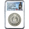 Image 1 : Great Britain Silver 2017 £5 House of Windsor Piedfort NGC PF70 Ultra Cameo *Top Pop!*