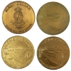 Image 2 : 4x Hawaii Chamber of Commerce Trade Dollars Including 3x 1975 Honolulu & 1979 Maui. 4pcs.