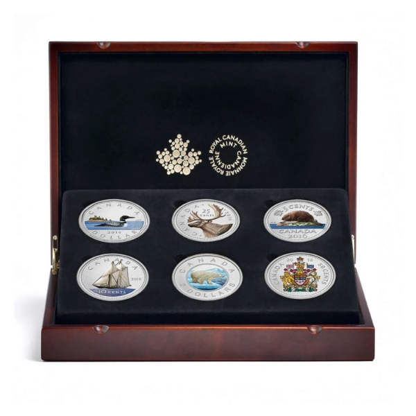 2016 Big Coin 5oz Coloured Fine Silver Set (Tax Exempt)