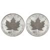 Image 1 : 2x 1oz 2017 $5 SML w/ Panda Privy Reverse Proof .9999 Fine Silver (Tax Exempt)