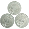 Image 1 : 3x 1oz Compass Rose .999 Fine Silver Rounds. 3pcs (Tax Exempt)