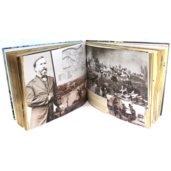 USA Civil War Vault- The War Between The States 119 Page Hardcover Book in Protective Sleeve. 