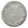 Image 3 : 5-cent 1882H ICCS AU58