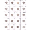Image 1 : USA 10-cent 1853-1944 Bulk Collection in 20-Pocket Sheet AG to EF-AU. 20pcs 