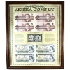 *An Era Gone By-The Last Low Denomination Notes of Canada Banknote Set in Wooden Frame