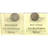 Image 2 : 10-cent 1896 Obverse 6 VF30 (cleaned) & 1901 EF40 ICCS. 2pcs.