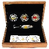 Image 1 : 2016 $20 Canadian Salmonids Fine Silver 3-Piece Set w/ a Len Thompson Fishing Lure (Tax Exempt)