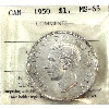 Image 1 : Silver $1 1950 ICCS MS65