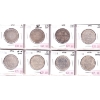 Image 1 : Lot of 8x Newfoundland 50-cent 1888-1919 Good to VF-EF. 8pcs