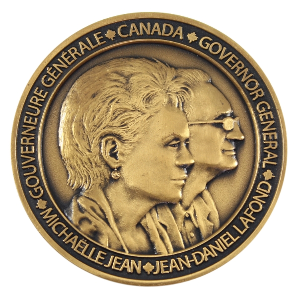 c. 2005 Governor General Award Medal 88.68g-Brass, 52mm