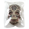 Image 1 : 2oz Monarch Fine Silver Copper Coloured Hand Poured Sugar Skull Sealed (Tax Exempt)