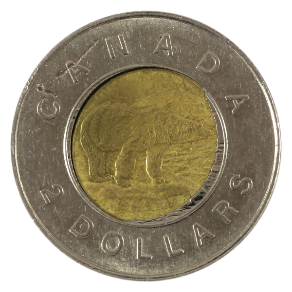 ERROR $2 1996 Struck off Centre